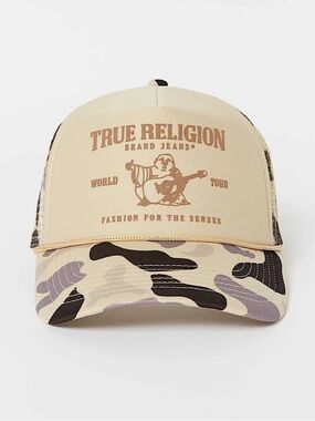 True Religion Camo Trucker Hat